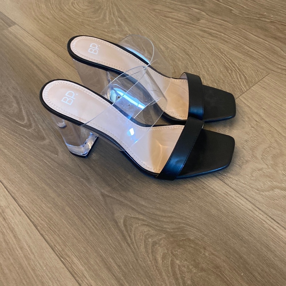 BP Clear Chunky Heels